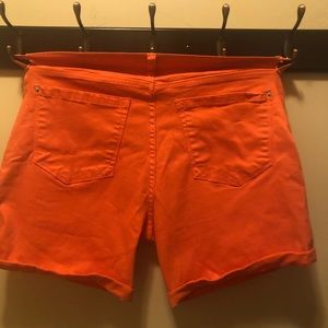 Shorts size 10 Kensie bright orange